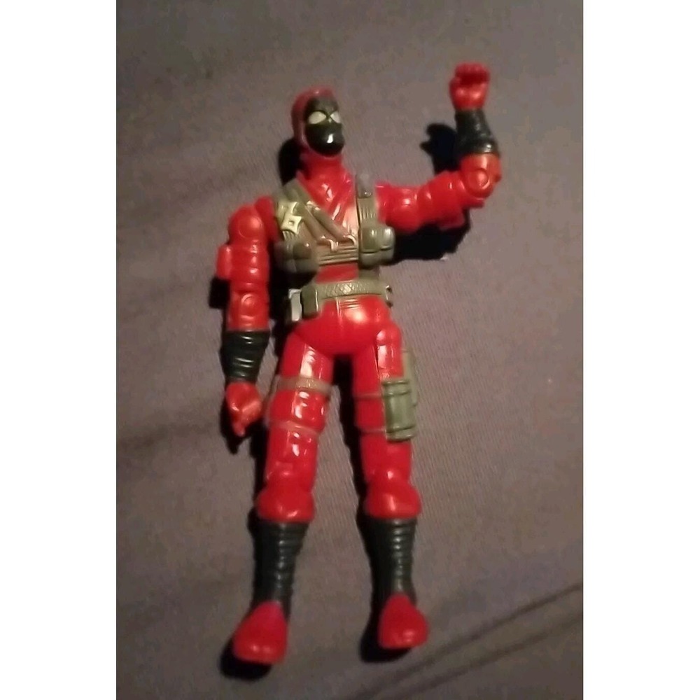 Vtg 2005 G.I. JOE Shadow Strike Cobra Ninja Action Fig. -V1 moveable Parts
